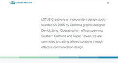 Desktop Screenshot of lotuscreative.com
